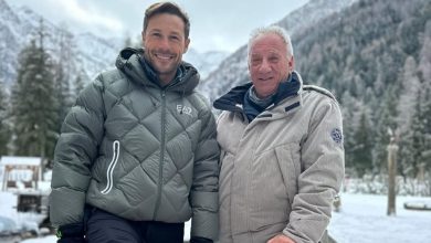 Lino Zani e Massimiliano Ossini, conduttori di Linea Bianca Olympia