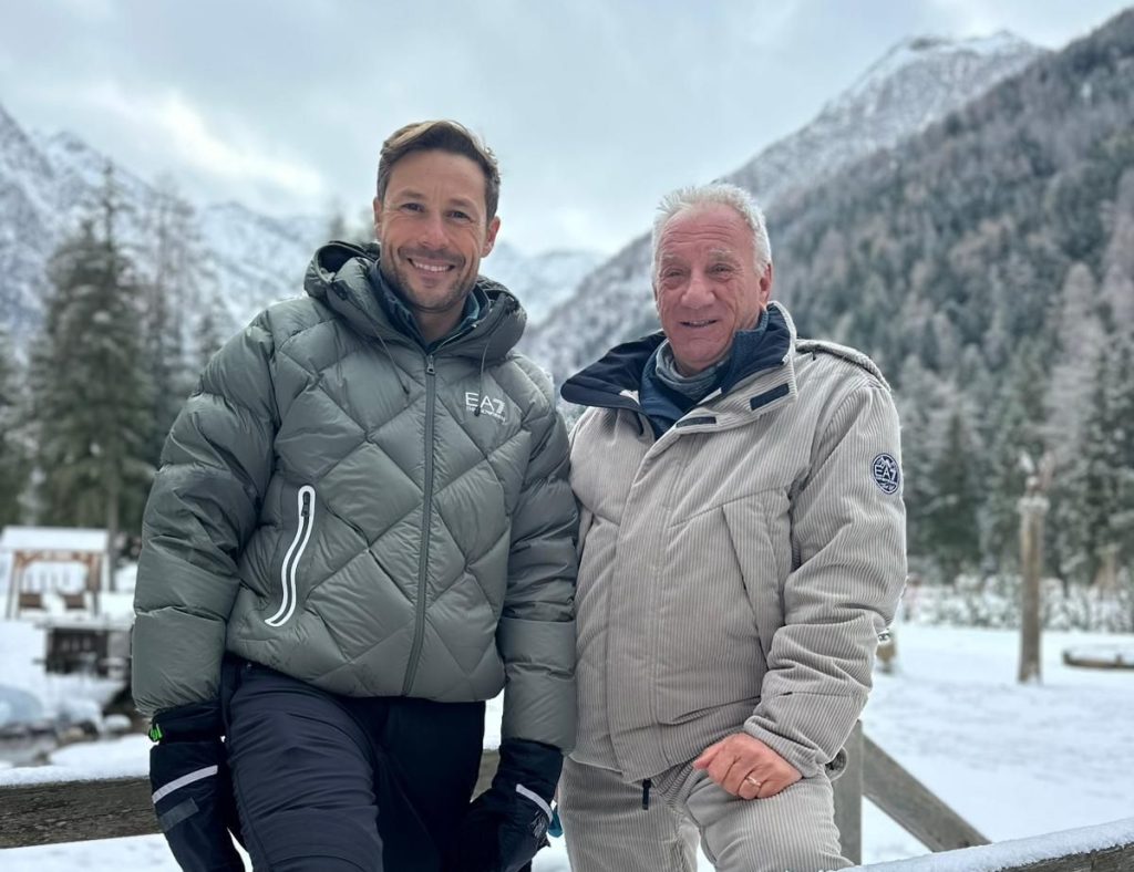 Lino Zani e Massimiliano Ossini, conduttori di Linea Bianca Olympia