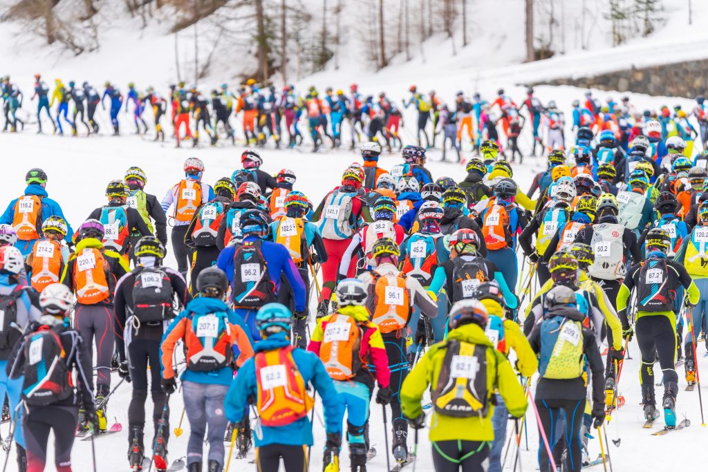 Partecipanti al Millet Tour du Rutor. Foto archivio Tour du Rutor