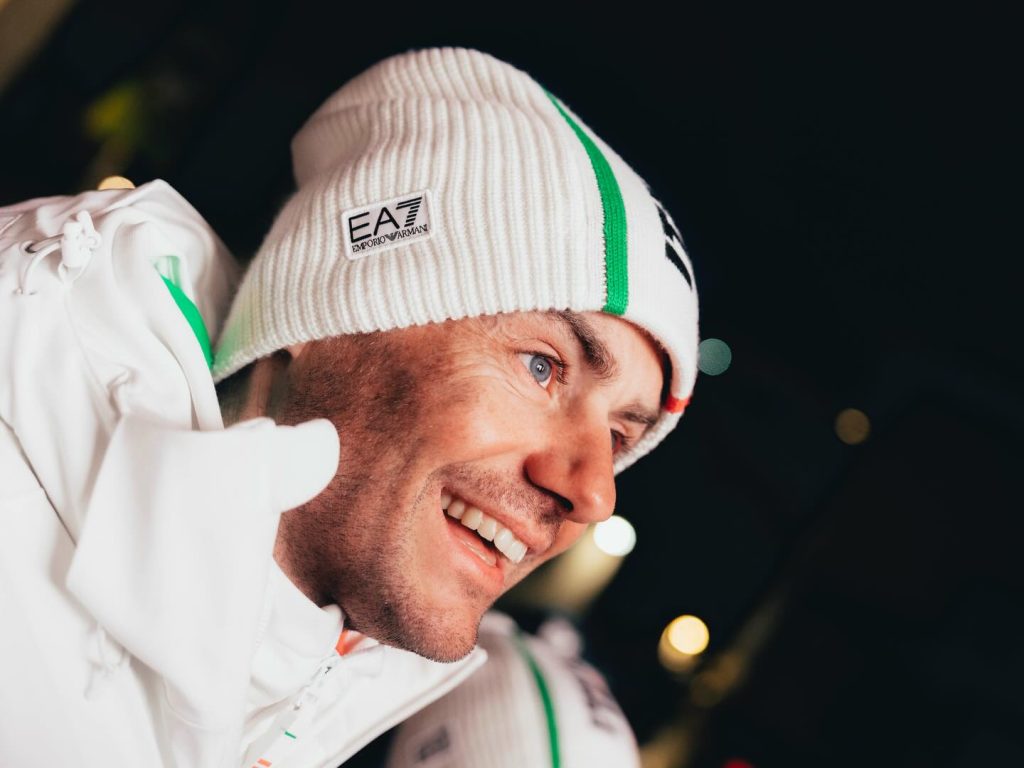 Michele Boscacci in divisa olimpica. Foto Facebook Michele Boscacci