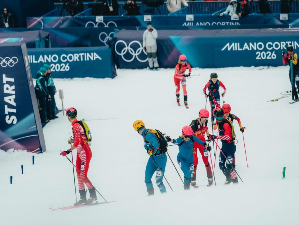 Un momento della mixed relay. Foto Facebook Michele Boscacci