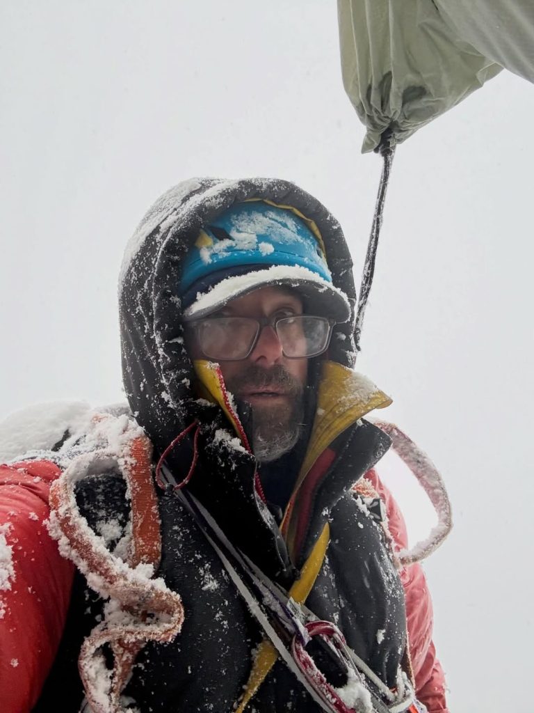 Myles MOser, nella tempesta. Foto Instagram Myles Moser