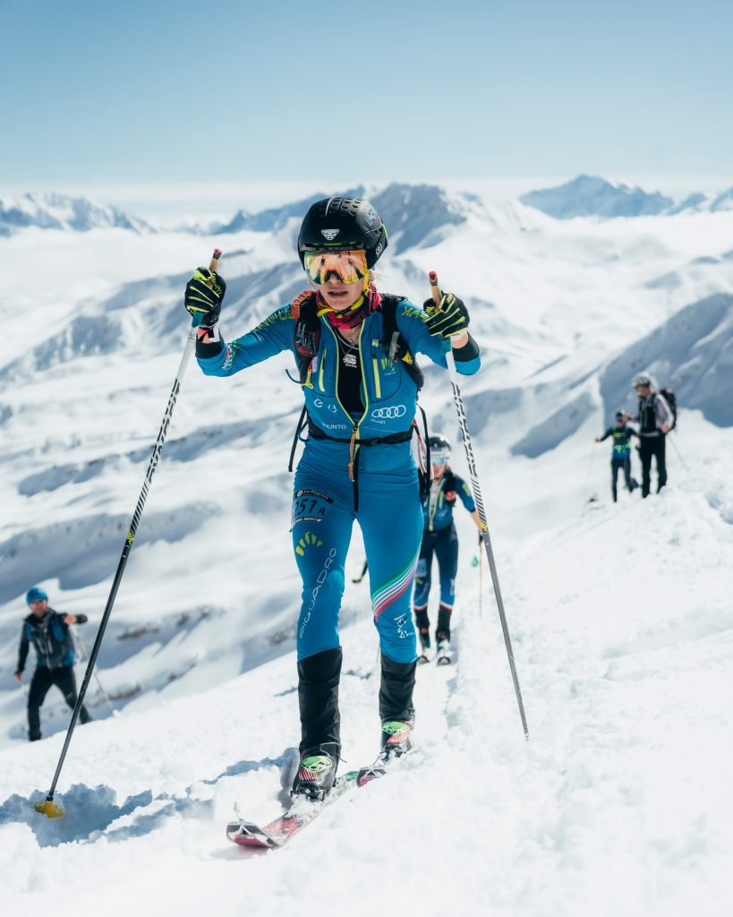 Alba De Silvestro durante la seconda tappa. Foto ISMF/Pierra Menta