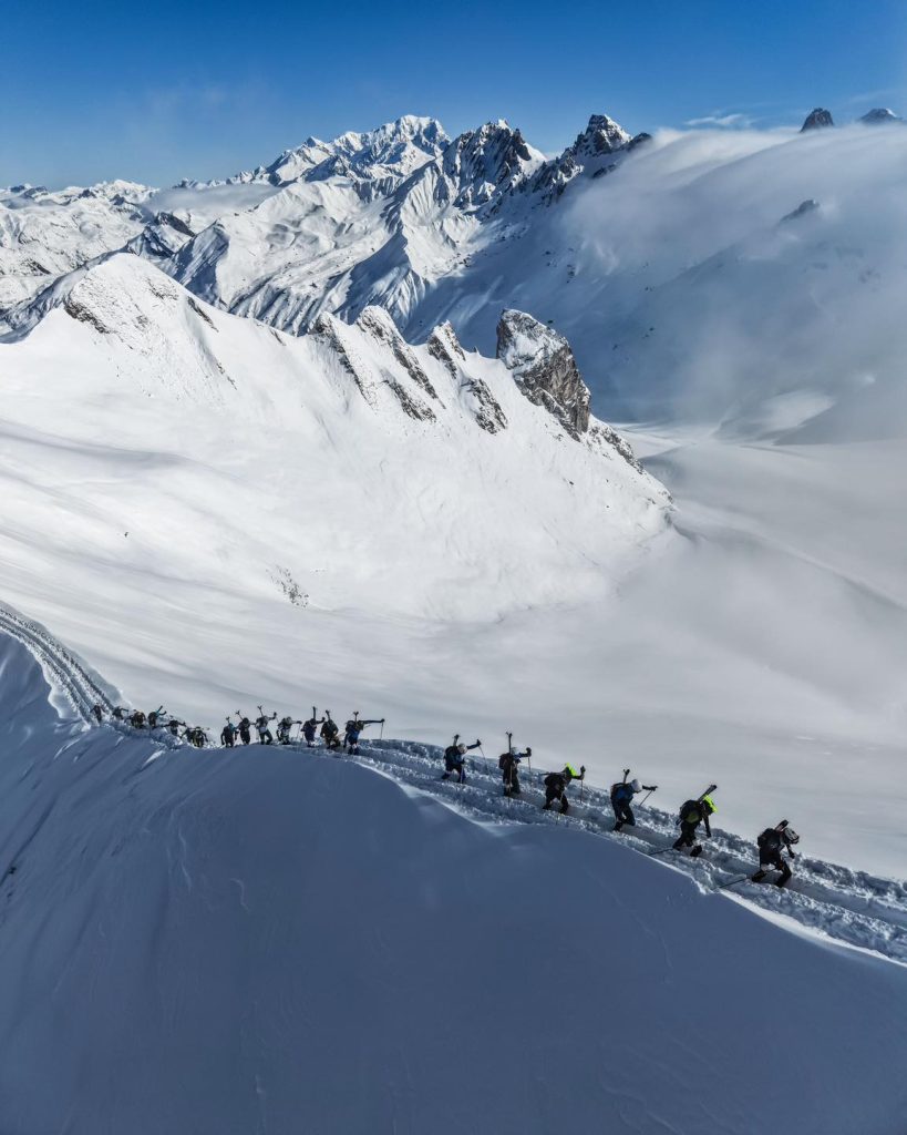 Momenti della seconda tappa. Foto Jocelyn Chavy/Pierra Menta