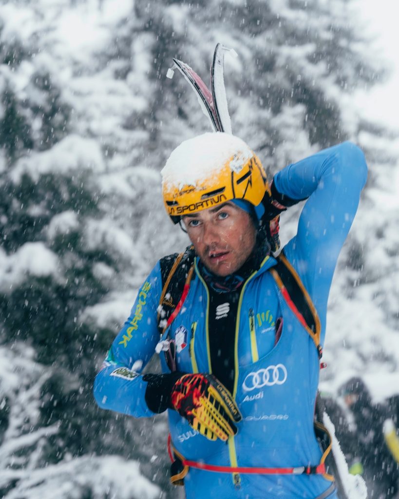 Michele Boscacci alla quarta tappa della Pierra Menta 2026. Foto Pierra Menta/ISMF 