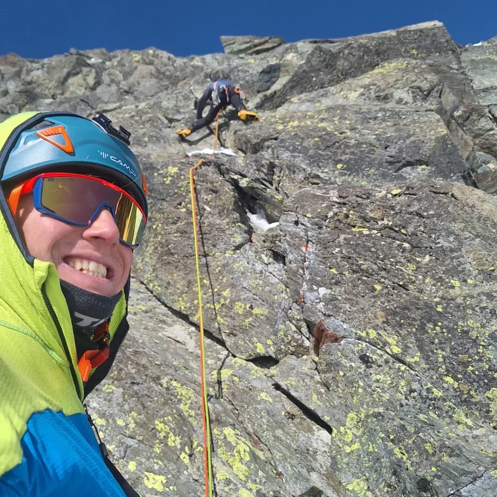 Un momento della salita. Foto Instagram Juraj Koreň