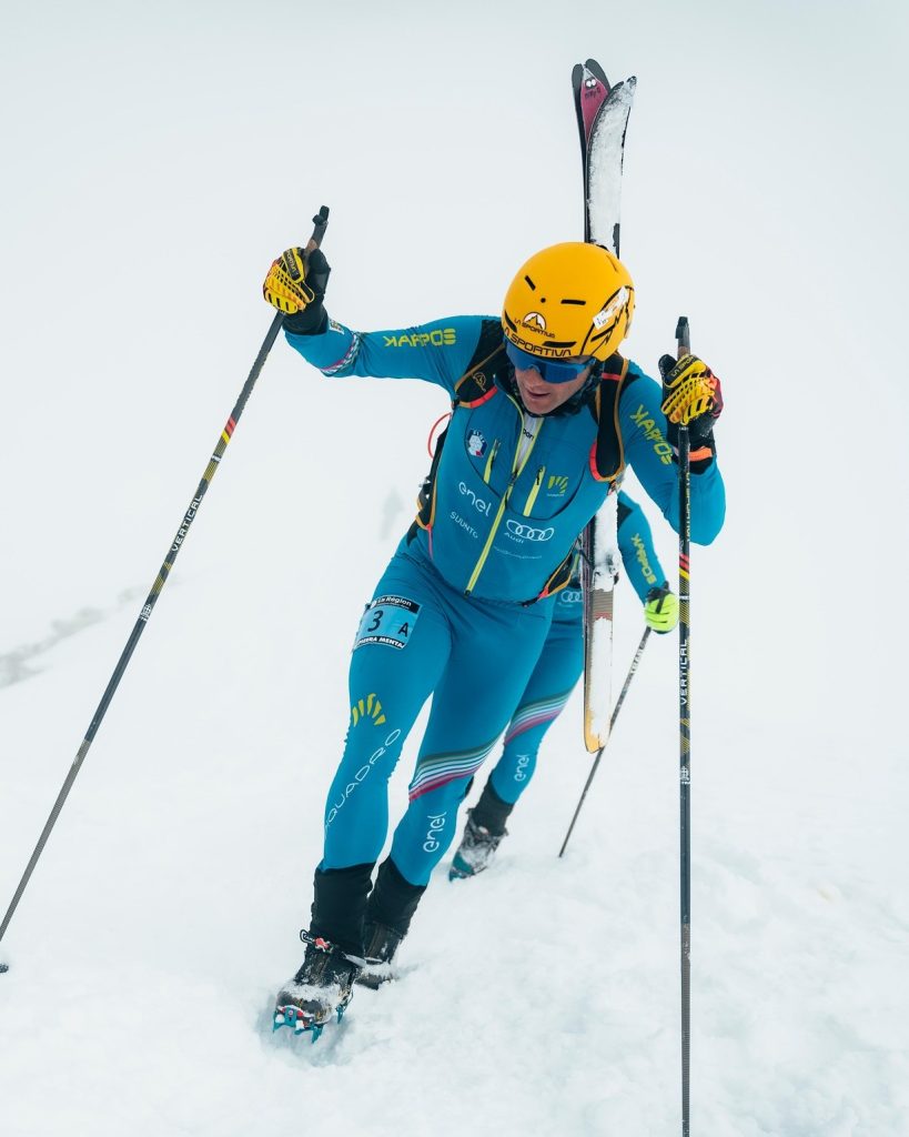 Michele Boscacci alla Pierra Menta. ISMF/Antonio Miranda