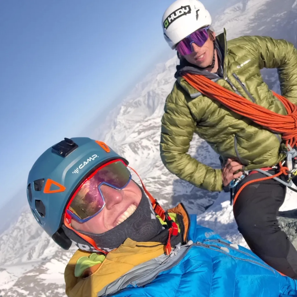 Un momento della salita. Foto Instagram Juraj Koreň