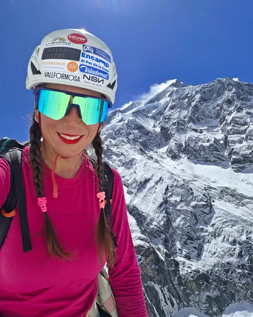 Stefi Troguet al Campo Base dell'Annapurna. Foto Stefi Troguet