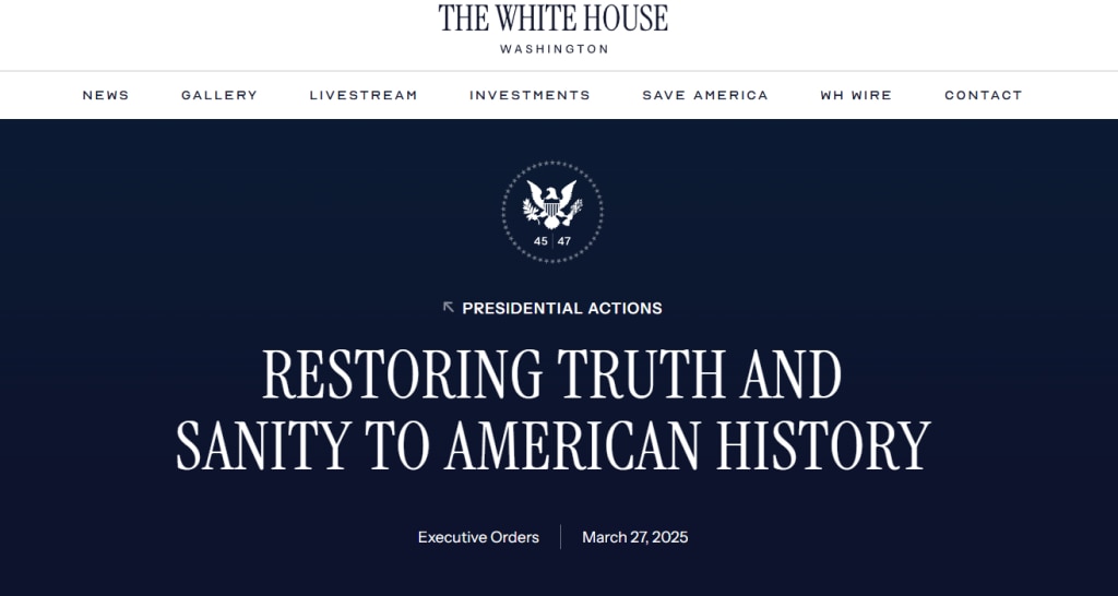 Ordine esecutivo del 27 marzo 2025 (www.whitehouse.gov)