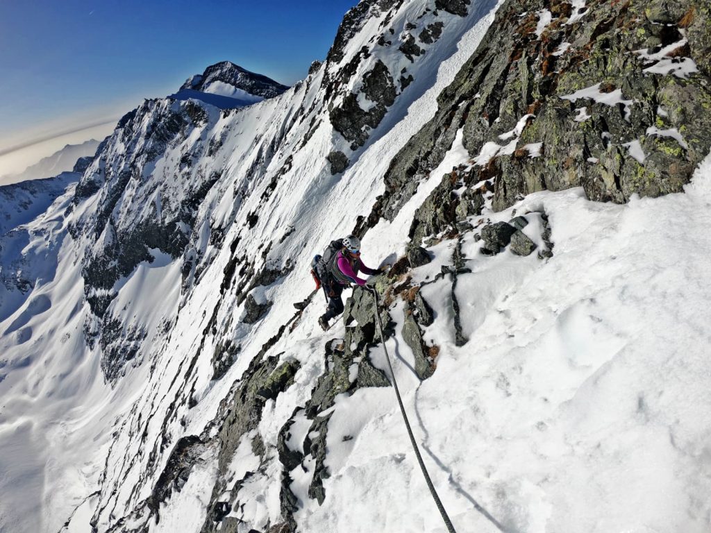 Un momento della salita. Foto Camilla Calosso
