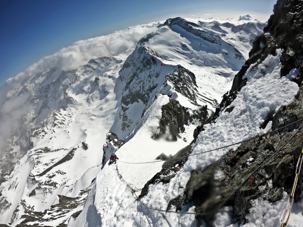 Un momento della salita. Foto Camilla Calosso