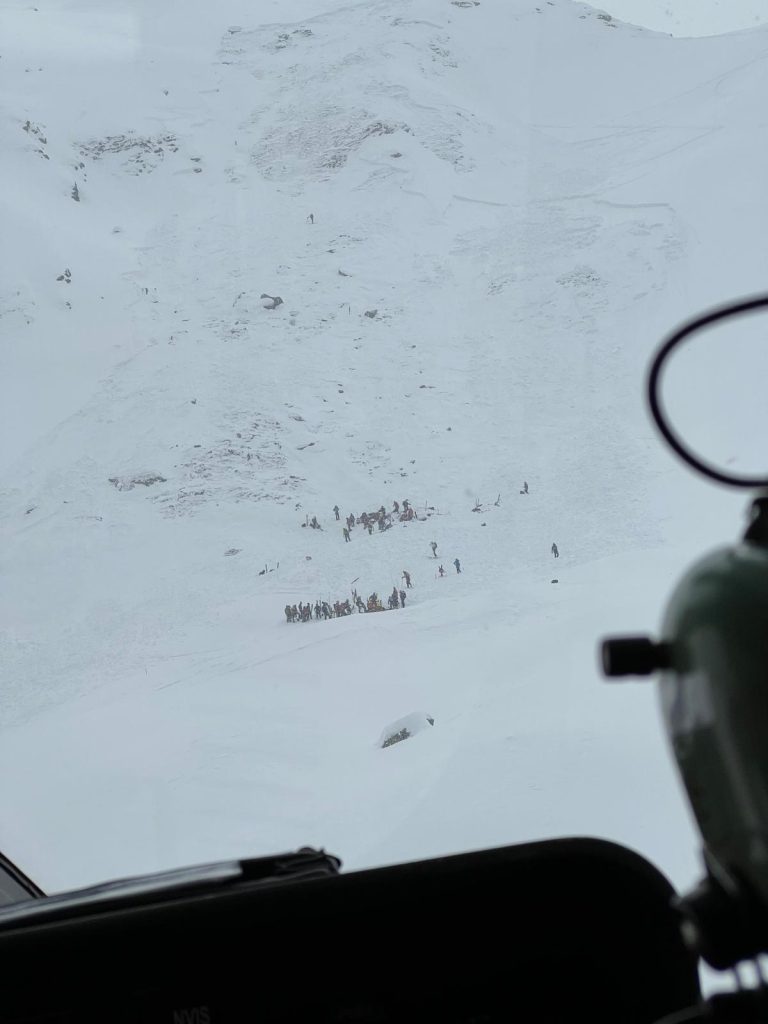 Dall'intervento in Alto Adige. Foto CNSAS