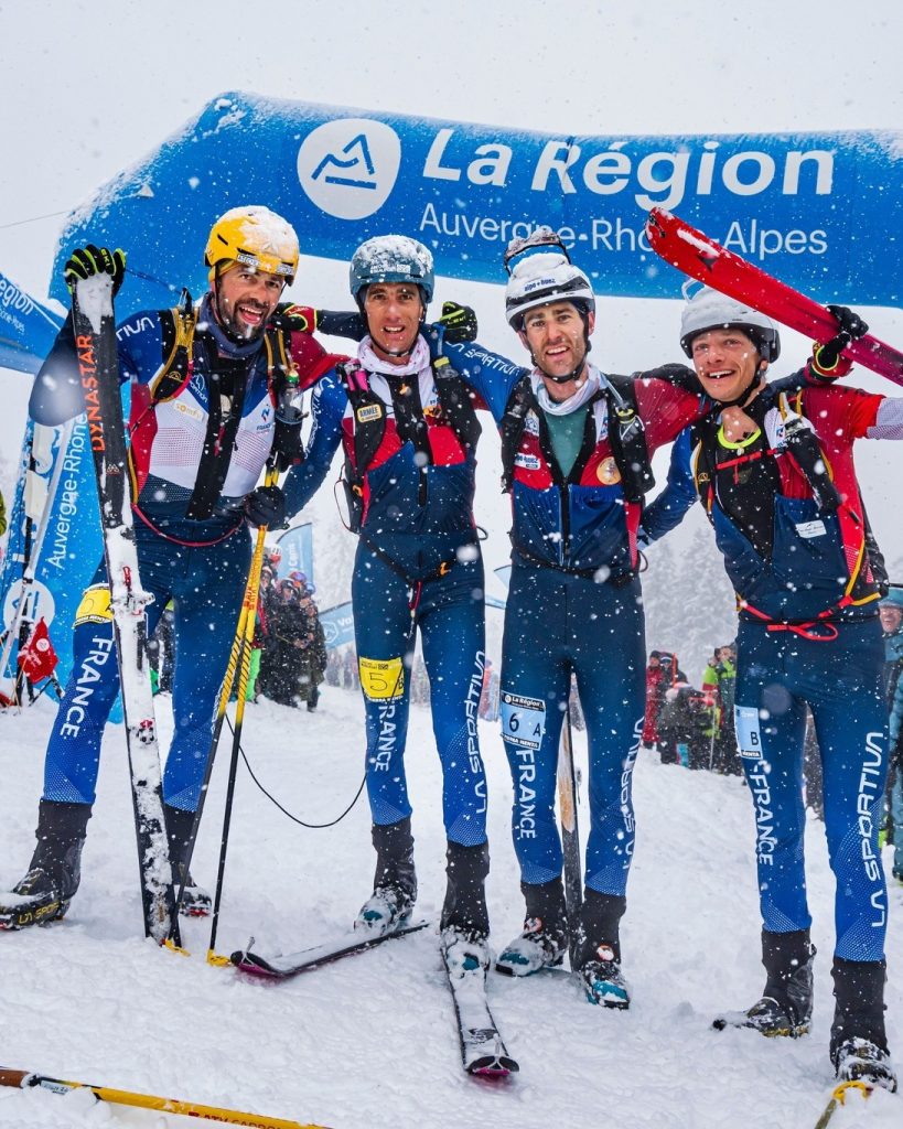 I team francesi, vincitori della Pierra Menta 2026. Foto Pierra Menta/jocelynchavy