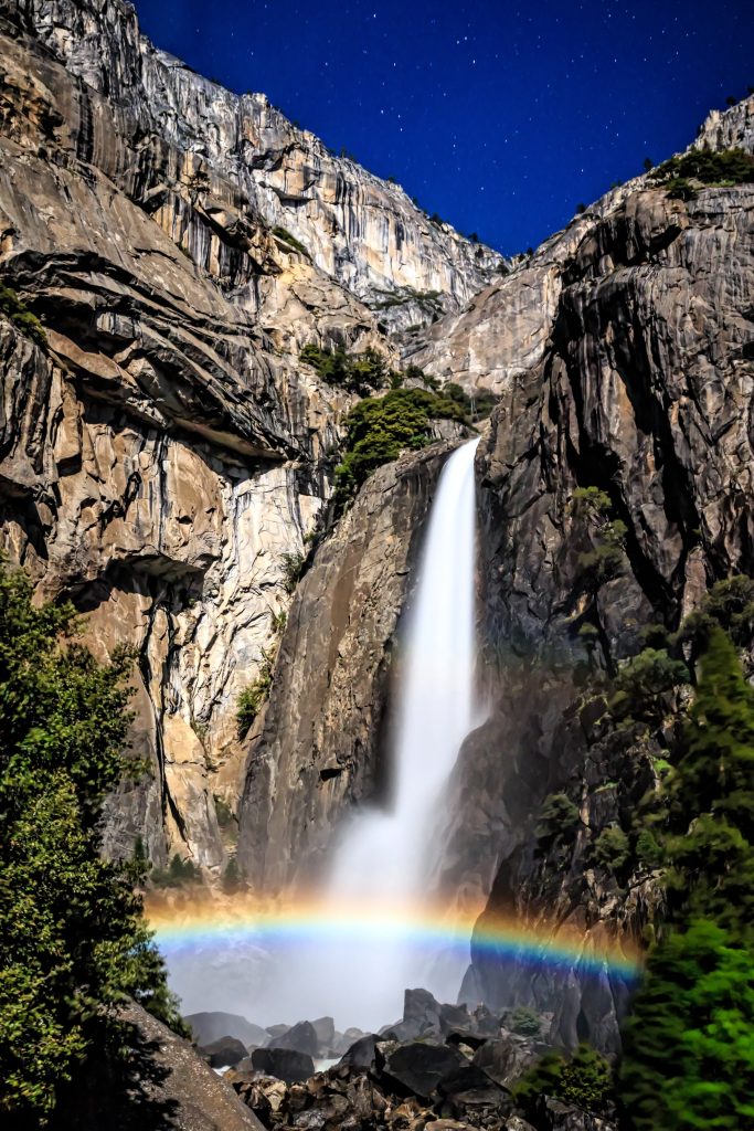 Moonbow a Yosemite - Foto Pixabay