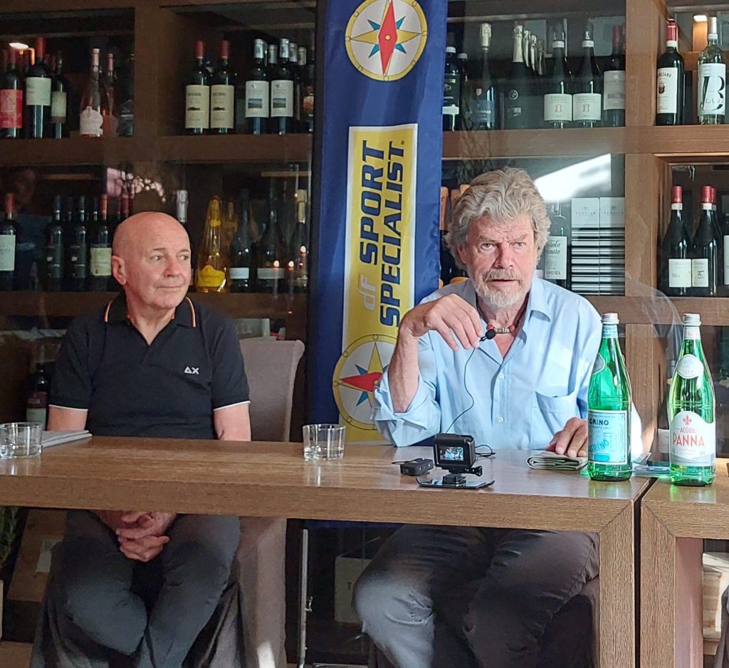 Sergio Longoni con Reinhold Messner