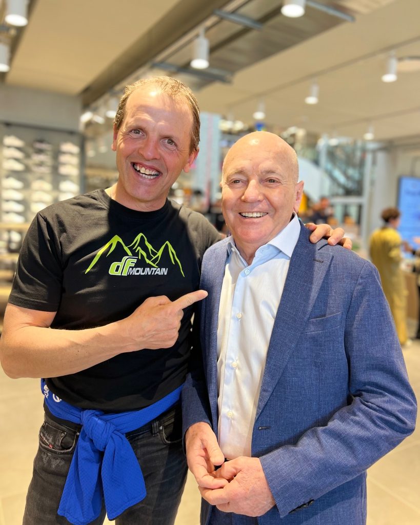 Sergio Longoni con Simone Moro