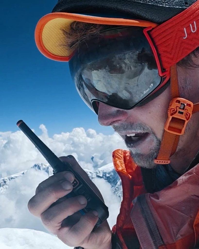 Tyler Andrews all'Everest nel 2025