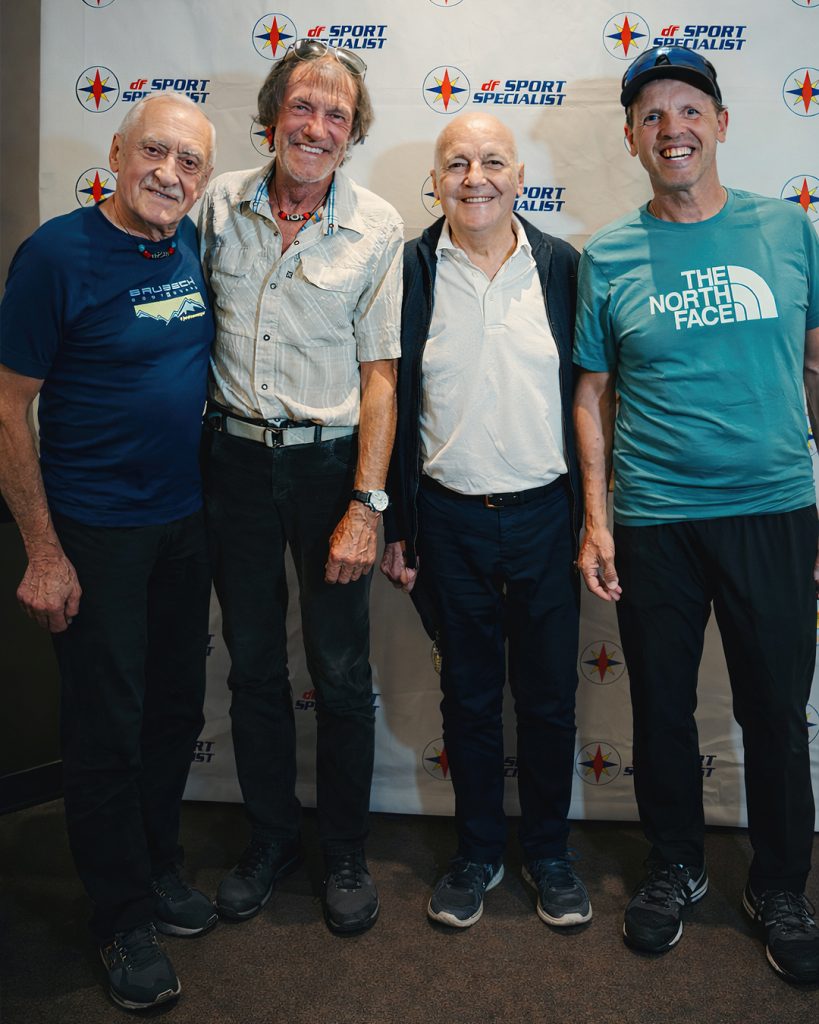 Krysztof Wielicki, Hans Kammerlander, Sergio Longoni e Simone Moro
