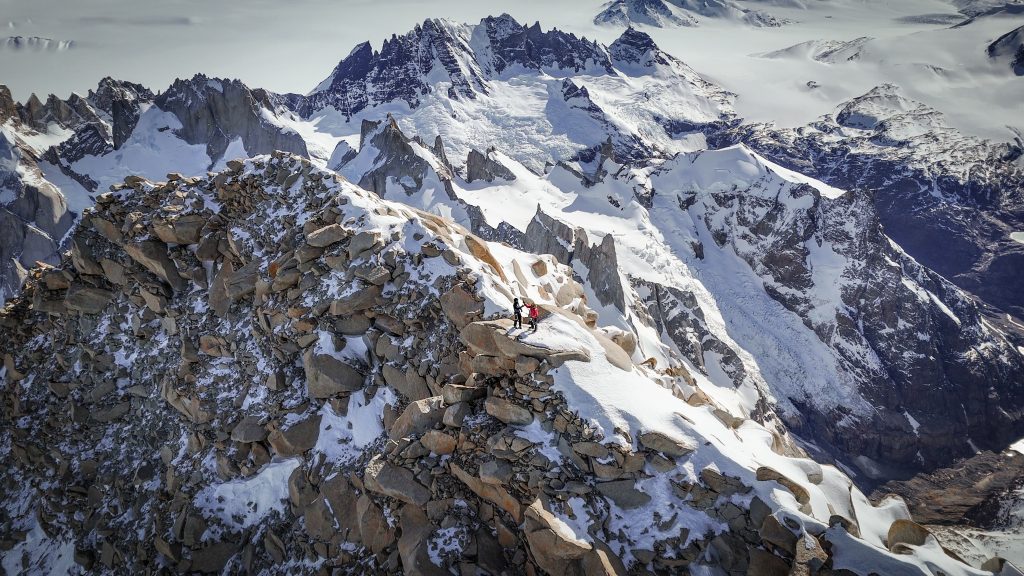 Marco e Matteo in cima al Fitz Roy