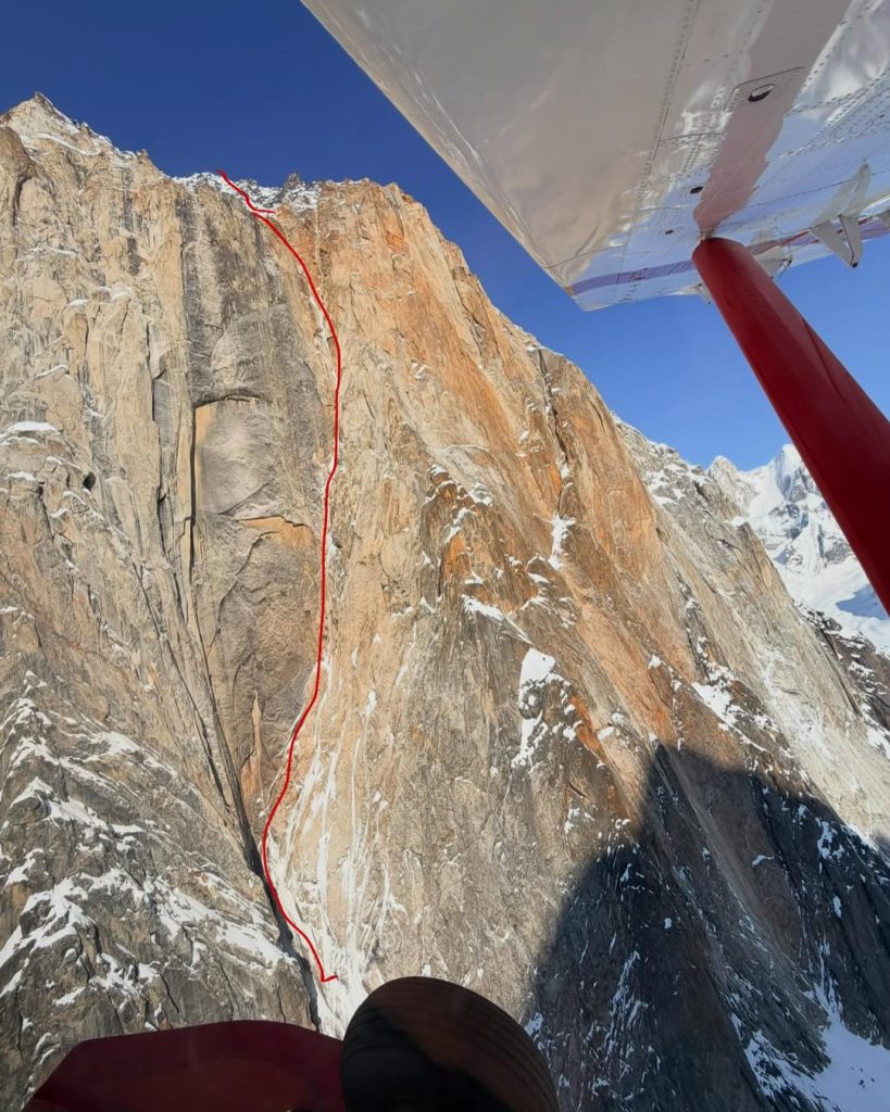 La linea salita. Foto Instagram Alan Rousseau