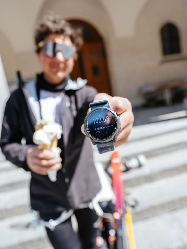 Il tempo del nuovo record. Foto Instagram M. J.