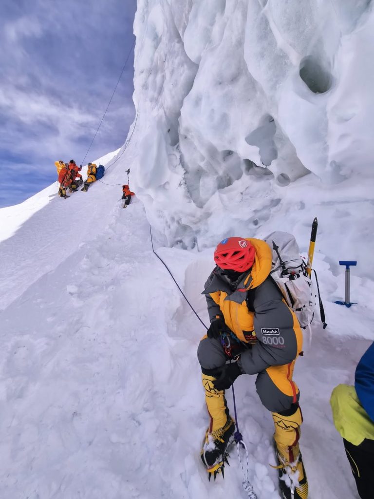 Acclimatamento sull'Annapurna. Foto Instagram Stefi Troguet