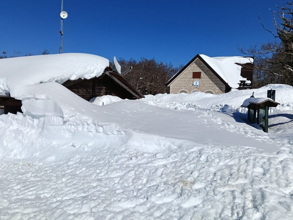 Capracotta dopo la perturbazione di inizio aprile - Foto FB Candido Paglione