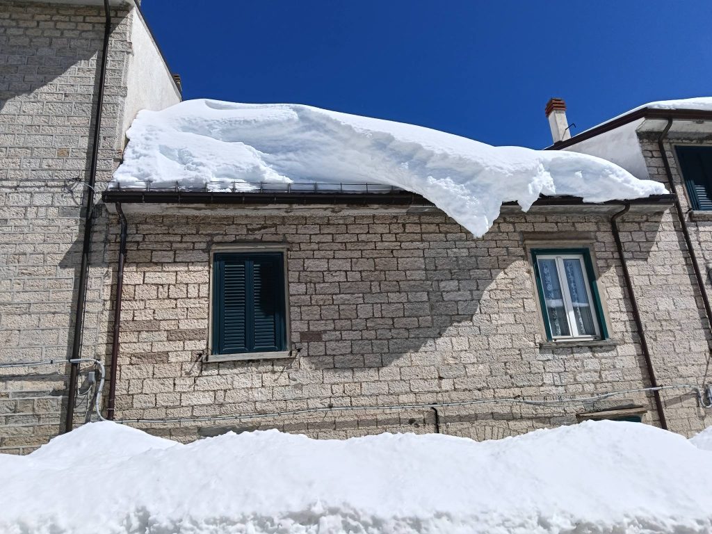 Capracotta dopo la perturbazione di inizio aprile - Foto FB Candido Paglione