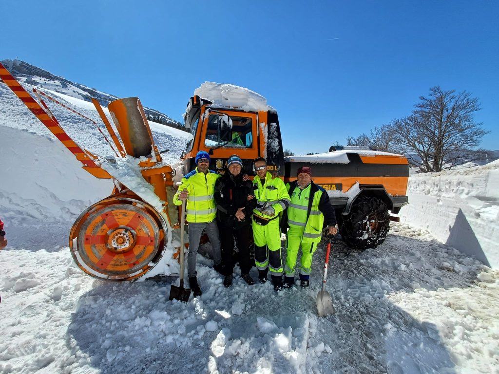 Capracotta dopo la perturbazione di inizio aprile - Foto FB Candido Paglione