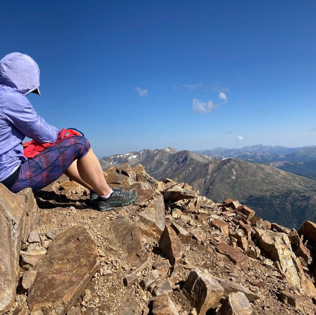 Sulle montagne del Colorado. Foto Instagram Christina Koch