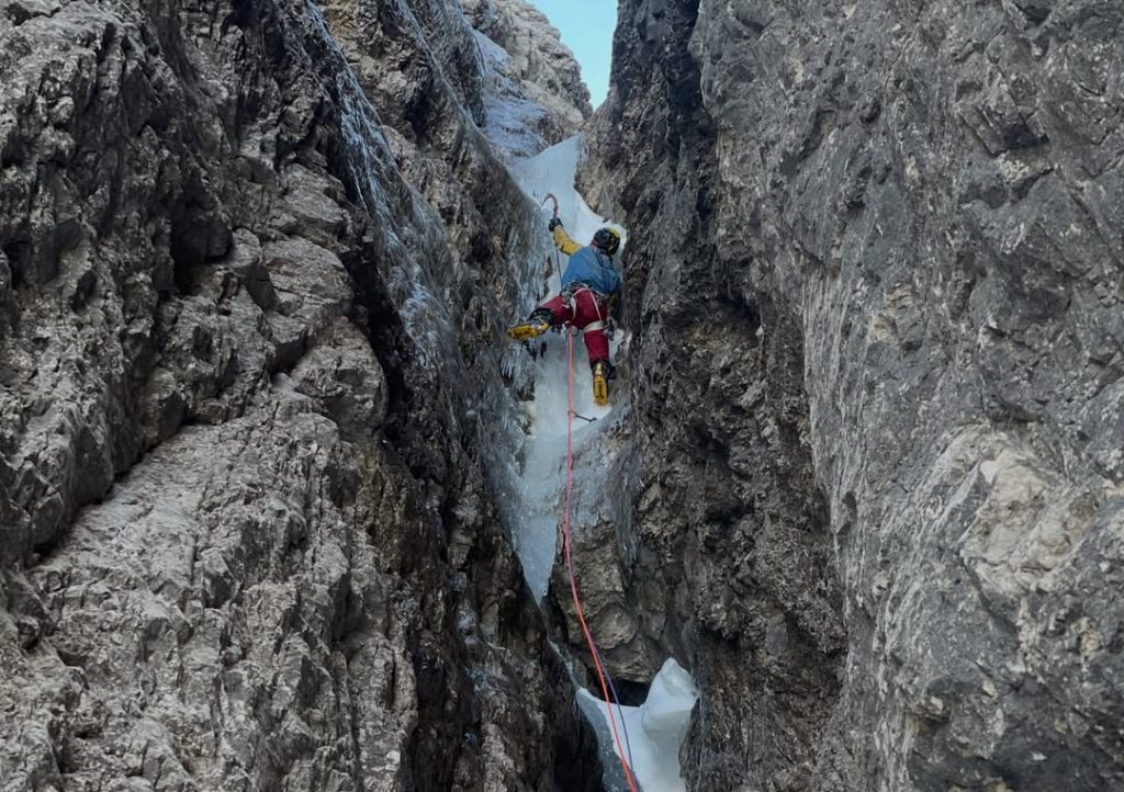 In scalata. Foto Instagram Emanuele Andreozzi