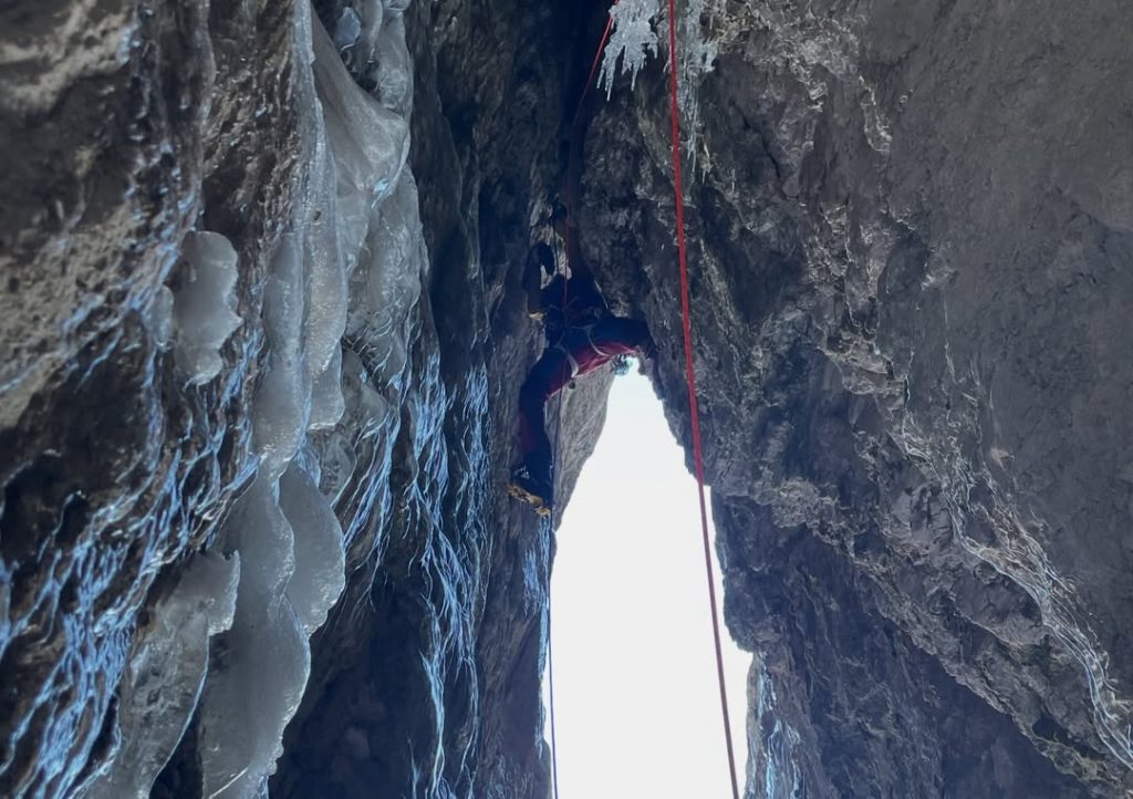 In scalata. Foto Instagram Emanuele Andreozzi