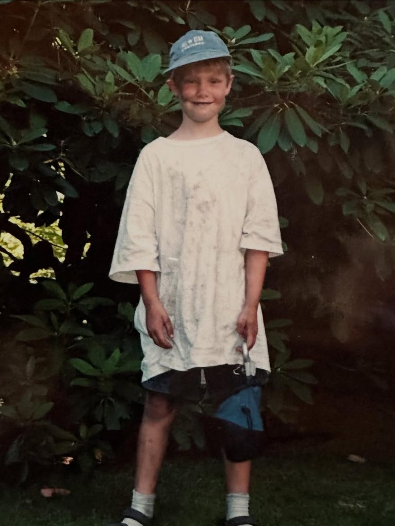 un Will Stanhope bambino. Foto Instagram Will Stanhope