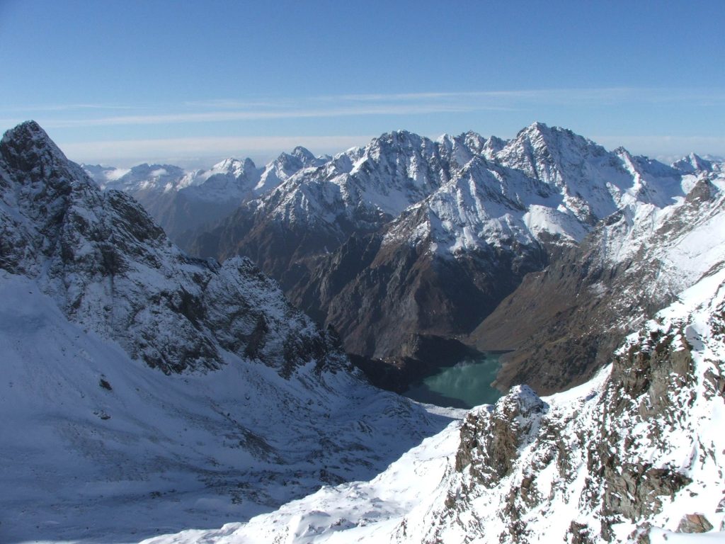 Vista sulle Alpi Orobie. Foto Wikimedia Commons