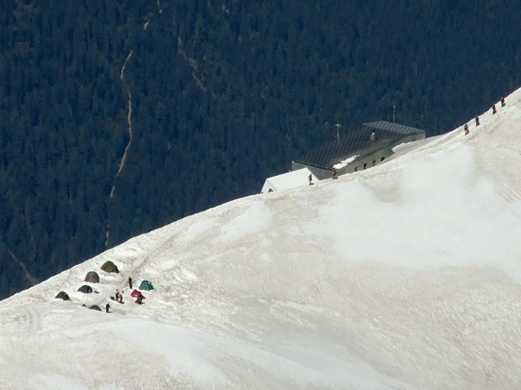 Il vecchio rifugio del Goûter. Foto Wikimedia Commons