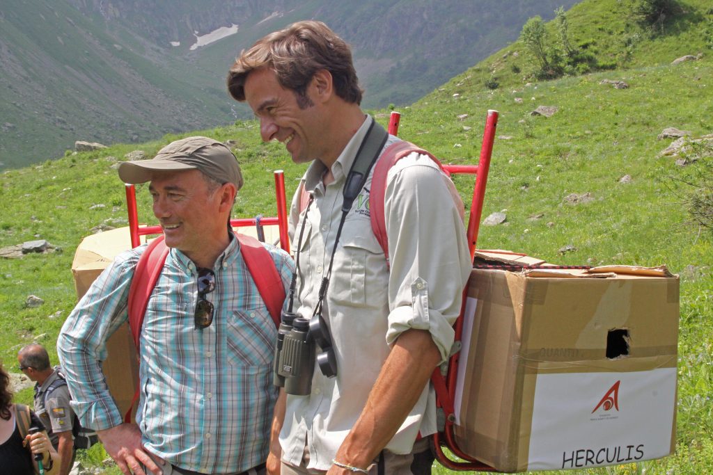 Maurizio Chiereghin, a sinistra.