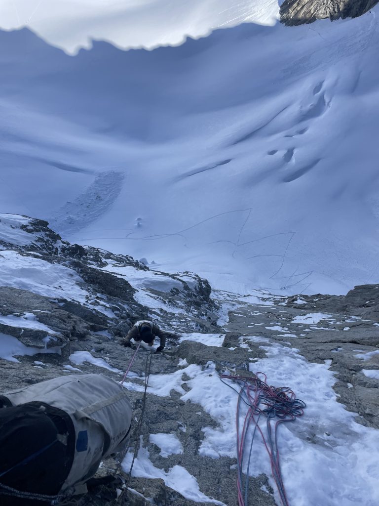 Un momento della salita. Foto archivio Welfringer Daligault, Devin, Obino