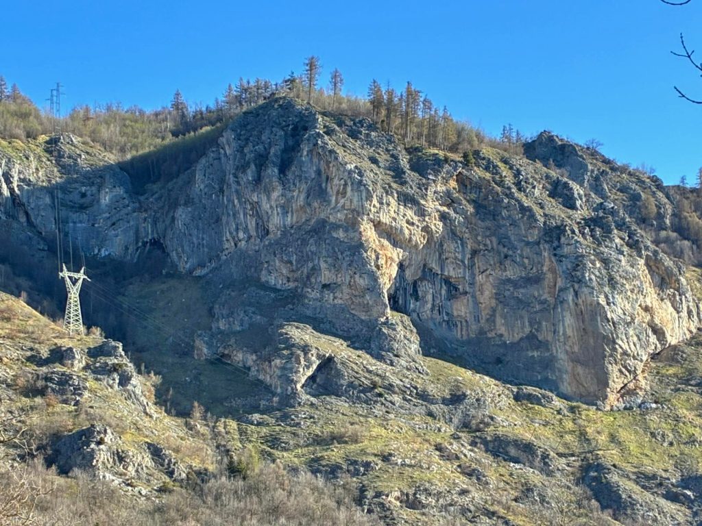 La falesia di Andonno