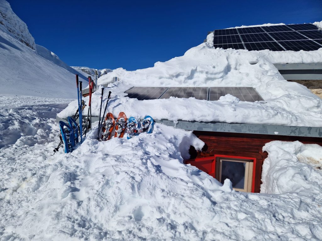 Rifugio Sebastiani nel Parco Regionale Sirente-Velino, febbraio 2026 - Foto Tatiana Marras