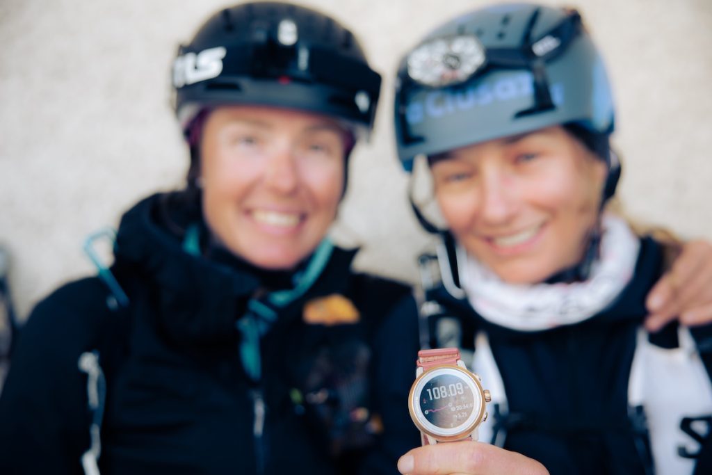 Le donne da record Pollet-Villard e Renoton. Foto Simon Gerard
