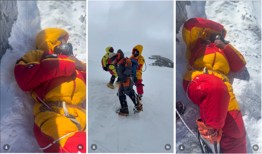 Alcuni fotogrammi dal salvataggio