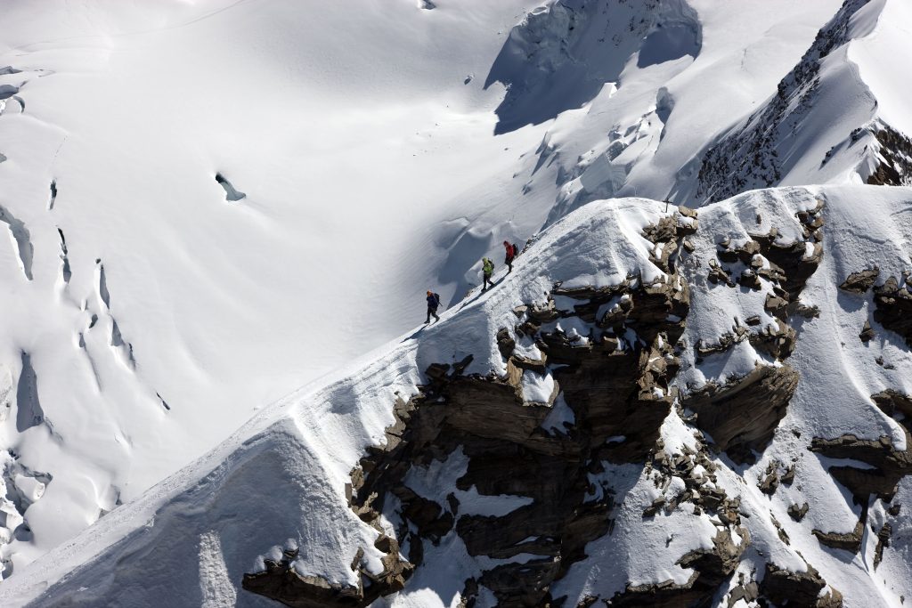 La catena dei Lyskamm. Foto di Davide Camisasca