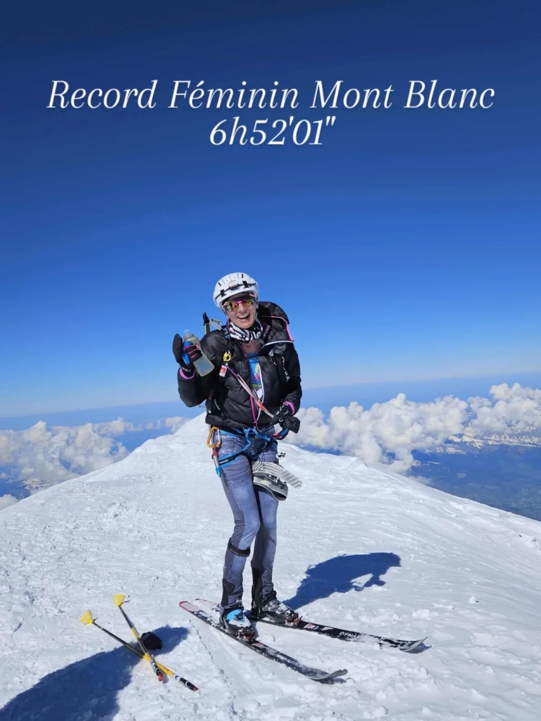 In cima al Monte Bianco. Foto Instagram Lorna Bonnel