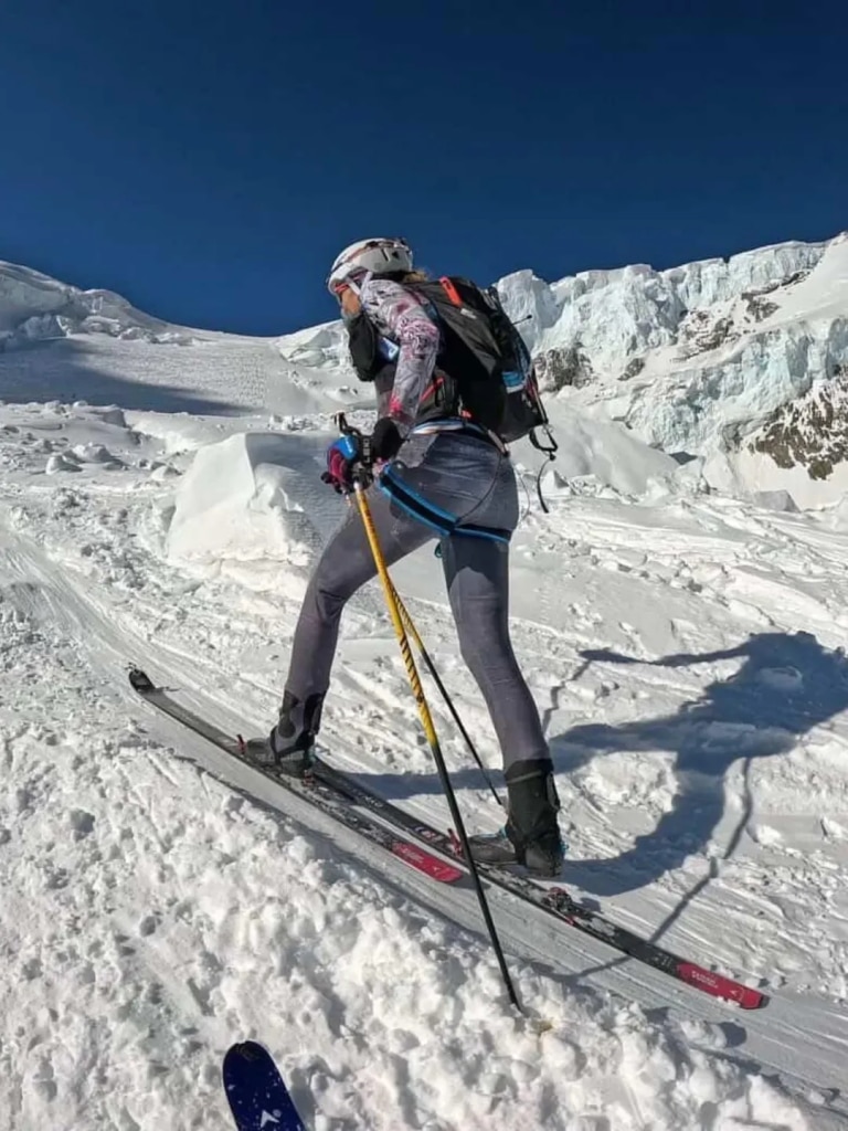 In salita verso il Monte Bianco. Foto Instagram Lorna Bonnel