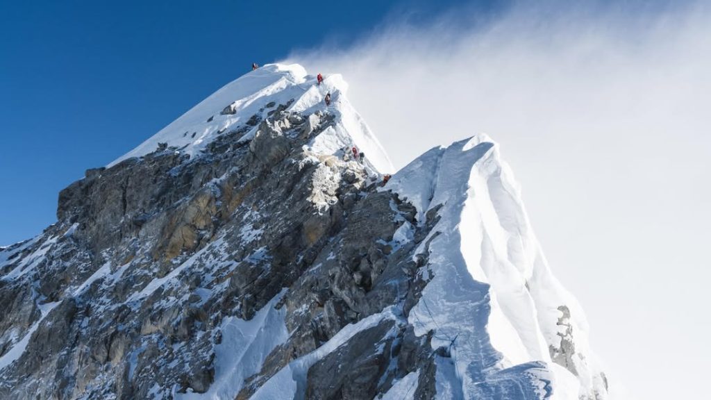 Verso la vetta dell'Everest. Foto Seven Summit Treks