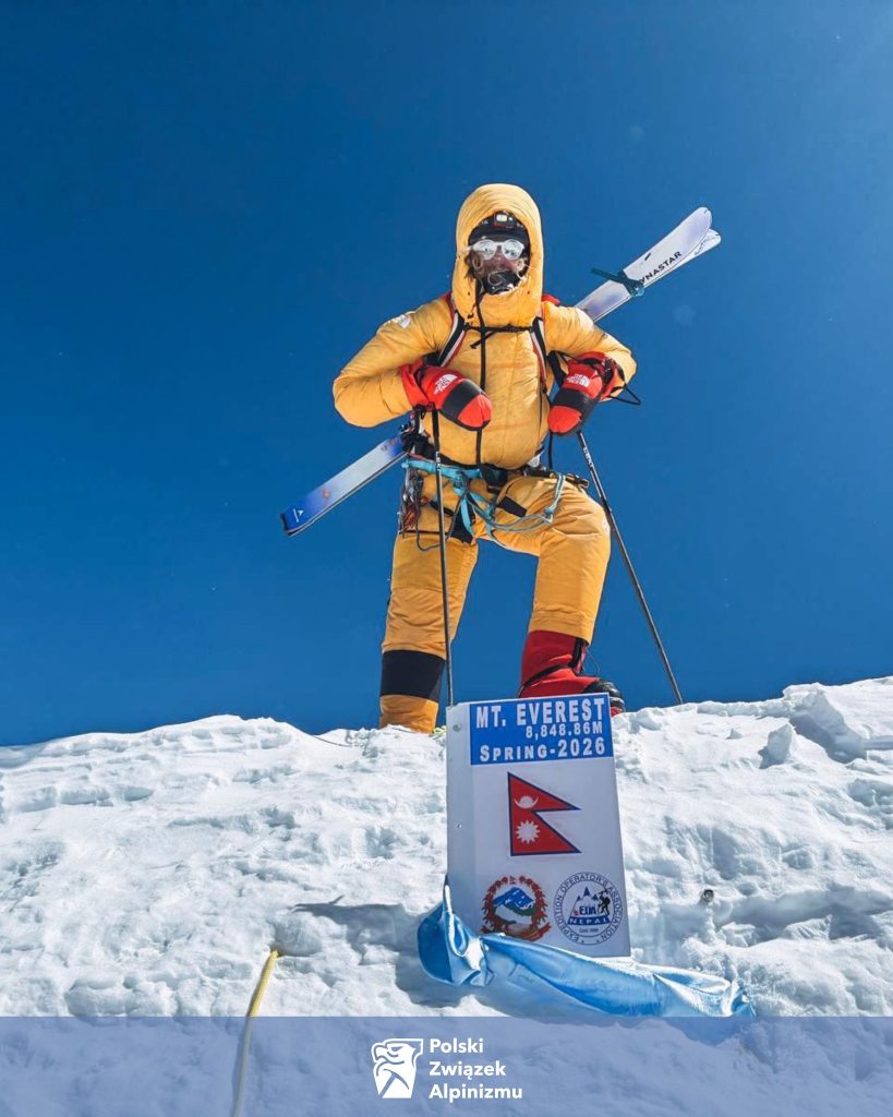 Bartek Ziemski in cima all