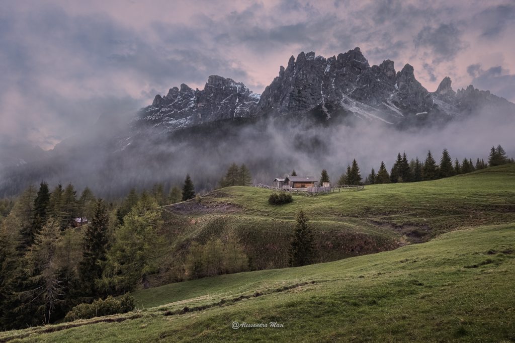 Attesa per la ripresa notturna Pian dei Buoi con le Marmarole - Foto Alessandra Masi