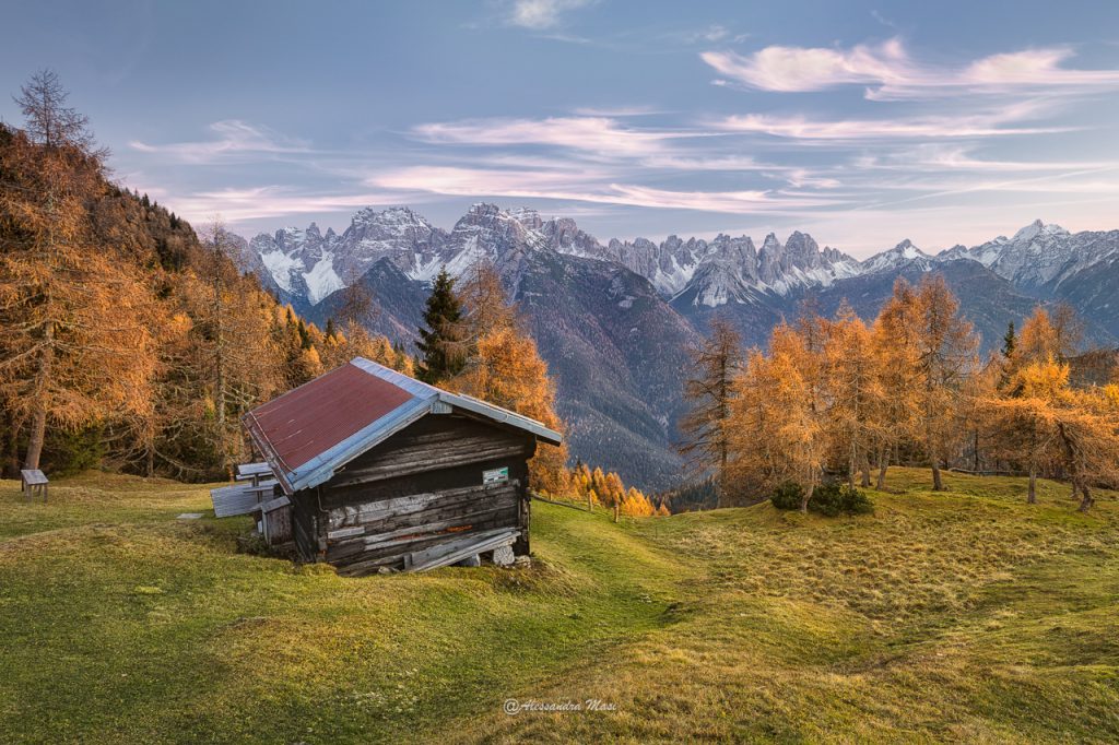 Da sinistra verso destra: Cridola, Montanel e gli Spalti di Toro - Foto Alessandra Masi