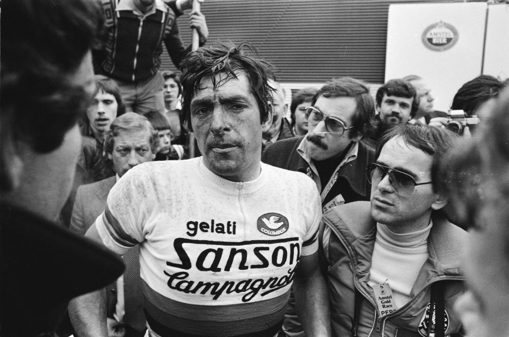 Un giovane Francesco Moser. Foto Wikimedia Commons
